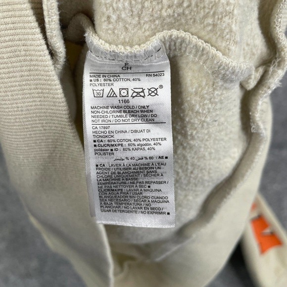 Space Jam A New Legacy Cream Fleece Sweatshirt Hoodie Unisex No Size - Picture 7 of 10